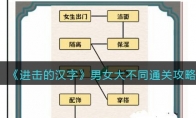 《进击的汉字》攻略——男女大不同通关攻略