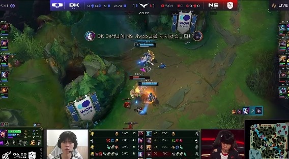 《<a href=https://cuel.cn/YOUXI/10590.html target=_blank class=infotextkey>英雄联盟</a>》2023 LCK夏季赛赛报：Canyon打野妮蔻戏耍对手 ShowMaker电刀妖姬出奇效 DK1-0NS