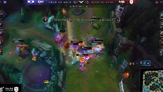 《<a href=https://cuel.cn/YOUXI/10590.html target=_blank class=infotextkey>英雄联盟</a>》2023 LCK夏季赛赛报：Canyon打野妮蔻戏耍对手 ShowMaker电刀妖姬出奇效 DK1-0NS