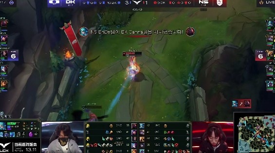 《<a href=https://cuel.cn/YOUXI/10590.html target=_blank class=infotextkey>英雄联盟</a>》2023 LCK夏季赛赛报：Canyon打野妮蔻戏耍对手 ShowMaker电刀妖姬出奇效 DK1-0NS