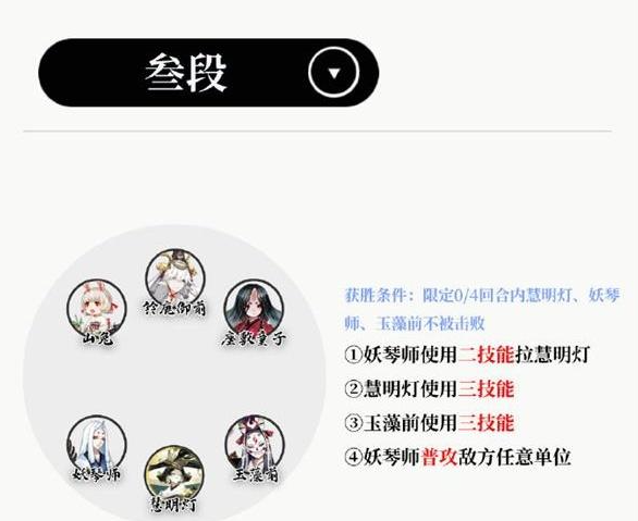 《<a href=https://cuel.cn/YOUXI/10986.html target=_blank class=infotextkey>阴阳师</a>》慧明灯残局得胜打法攻略