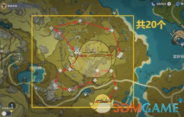 《<a href=https://cuel.cn/YOUXI/3295.html target=_blank class=infotextkey><a href=https://cuel.cn/YOUXI/17386.html target=_blank class=infotextkey>原神</a></a>》3.8清心收集路线一览